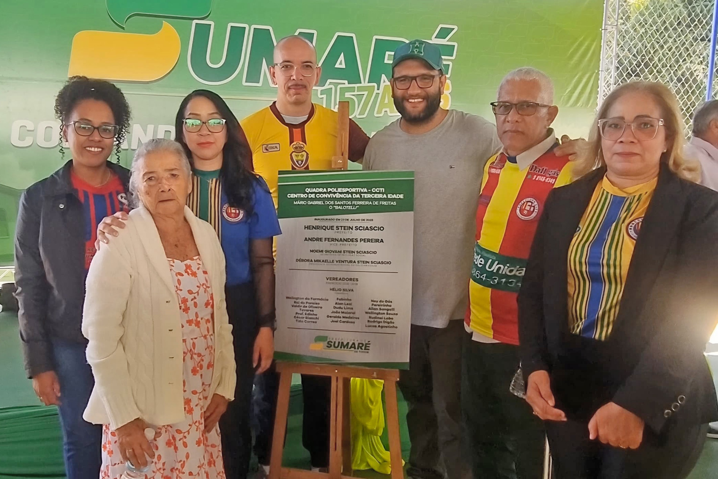 Rai do Paraíso participa da inauguração da nova quadra do CCTI