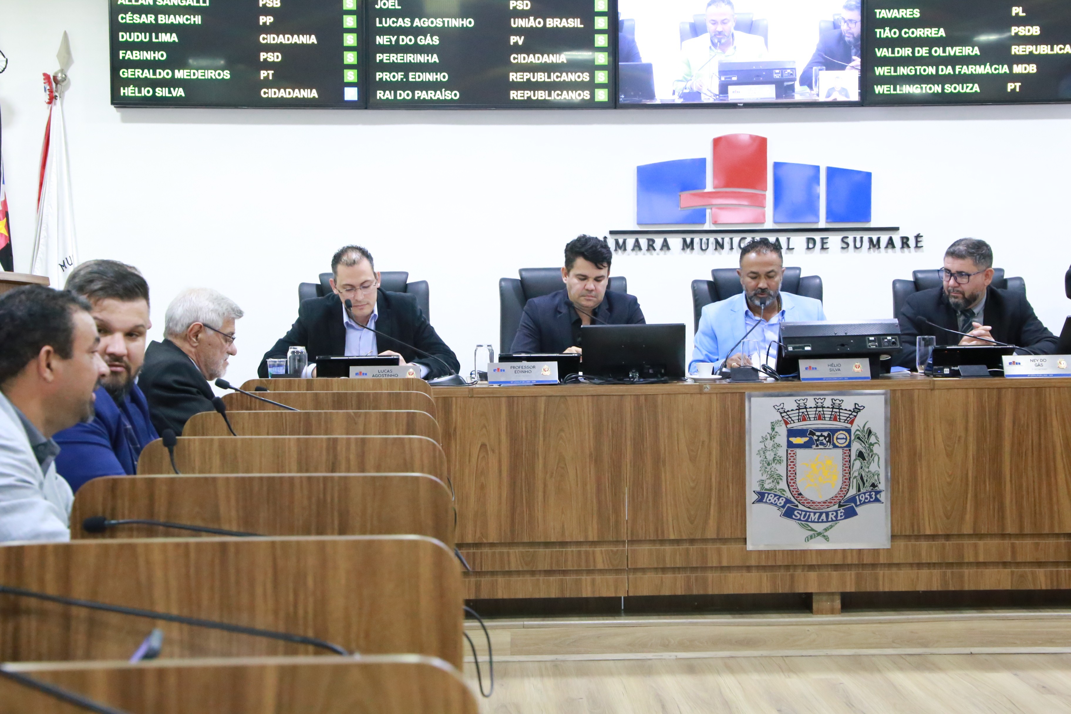 Câmara de Sumaré tem quatro projetos na pauta da sessão desta terça-feira   