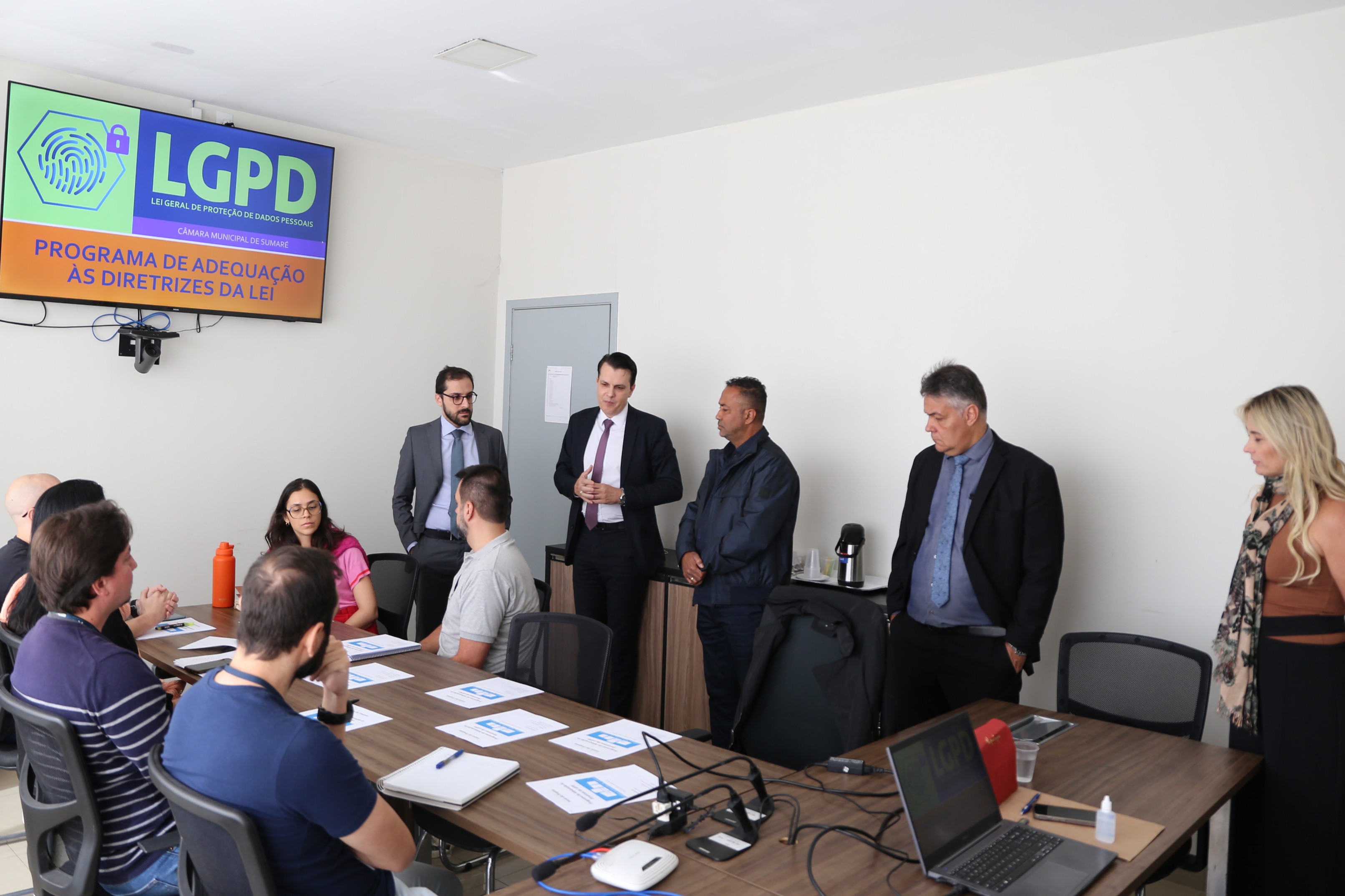 Presidente da Câmara de Sumaré dá início ao programa de adequação do Legislativo à LGPD