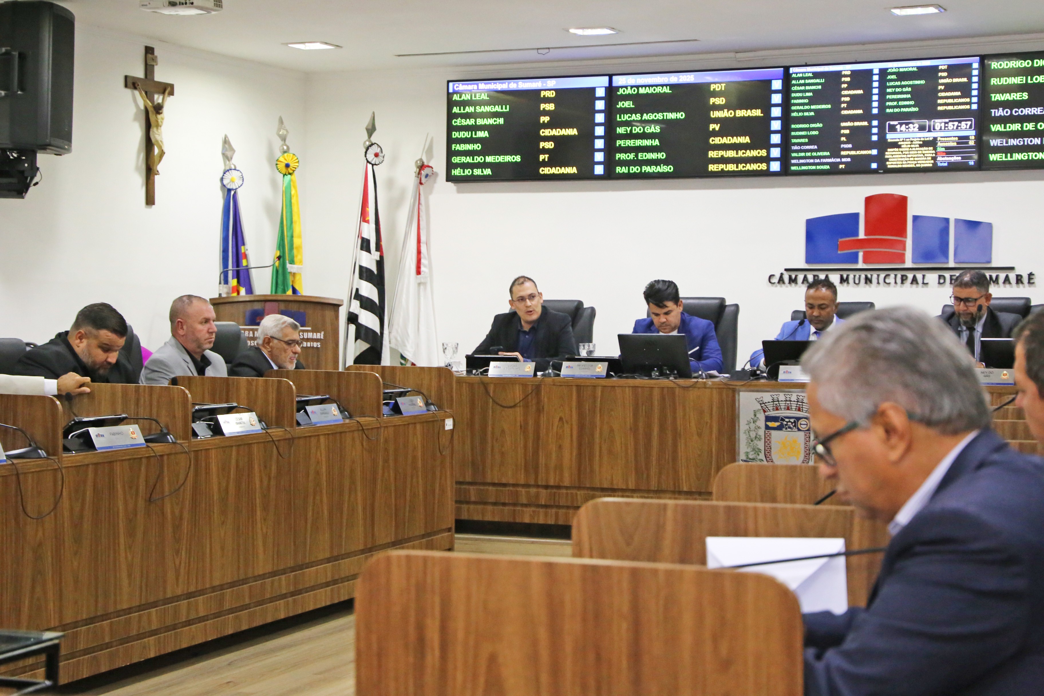 Próxima sessão da Câmara de Sumaré tem início em novo horário